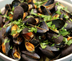 Moules au curry