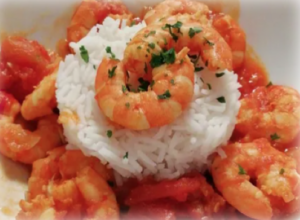 Rougail aux crevettes