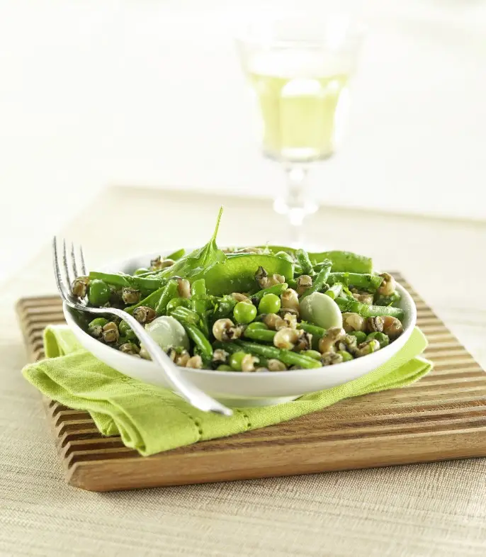 Bigorneaux en salade verte