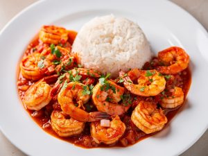 Rougail aux crevettes
